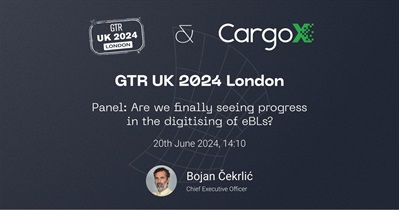 CargoX to Participate in GTR UK 2024 in London on June 20th