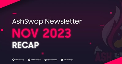 AshSwap Releases Monthly Report for November