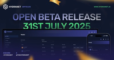 Hydranet запустит бета-версию DEX 31 июля