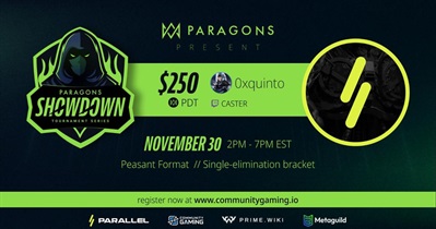 ParagonsDAO to Hold Tournament on November 30th