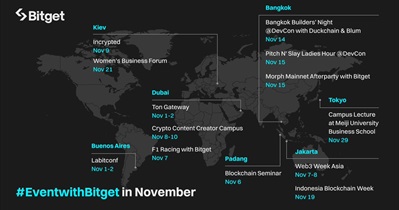 Bitget Token to Host Meetup in Bangkok on November 15th