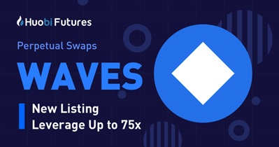 Swaps Perpétuos WAVES/USD na Huobi Global
