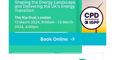 Conferência Nacional de Energia e Sustentabilidade em Londres, Reino Unido