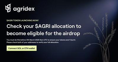 AgriDex Governance Token to Hold Airdrop on March 4th