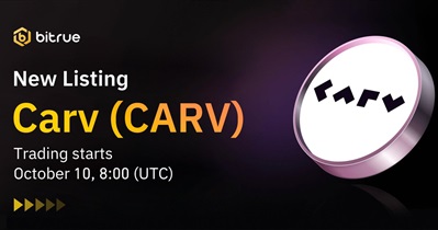 CARV to Be Listed on Bitrue