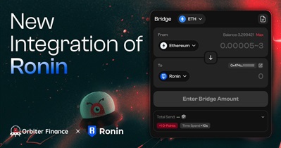 Orbiter Finance to Be Integrated With Ronin