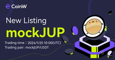 MockJUP to Be Listed on CoinW on January 25th