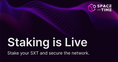 Space and Time to Launch Staking