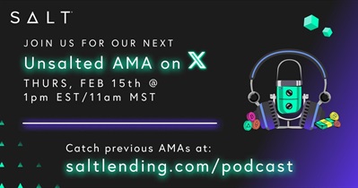 SALT to Hold AMA on X on February 15th