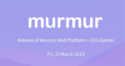 Murmur 웹 플랫폼 및 EOS 게임 출시