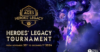 Cross the Ages to Host Heroes' Legacy Tournament on November 30th