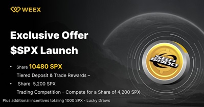 SPX6900 to Be Listed on WEEX on December 7th