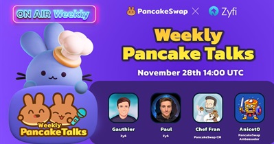 PancakeSwap to Hold Live Stream on YouTube on November 28th