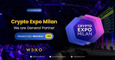 Wexo to Participate in Crypto Expo in Milan on November 21st