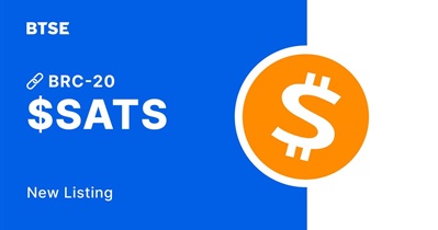 SATS (Ordinals) to Be Listed on BTSE on February 22nd