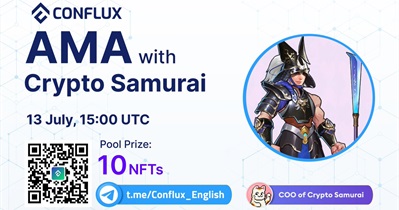 Conflux to Host AMA on Telegram with COO at Crypto Samurai