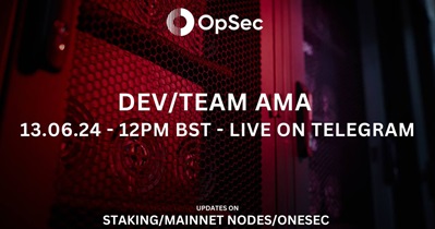 OpSec to Hold AMA on Telegram on June 13th