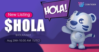CoinTiger проведет листинг Hola Token 29 августа