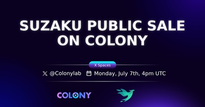 Colony to Hold AMA on X on July 7th