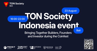 Toncoin проведет встречу на Бали 23 августа