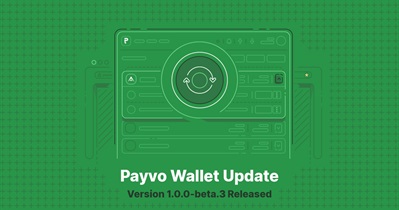 Beta Payvo 钱包更新