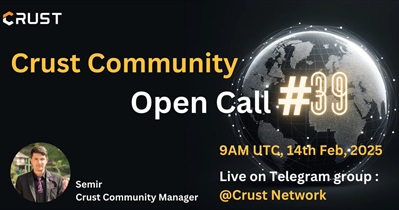 Crust Network обсудит развитие проекта с сообществом 14 февраля