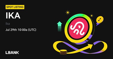 Ika to Be Listed on LBank on July 29th