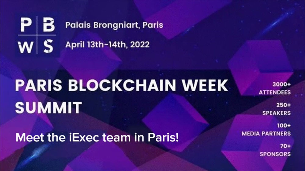 Участие в «Blockchain Summit» в Париже, Франция