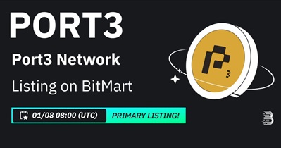 BitMart проведет листинг Port3 Network 8 января
