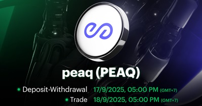 Peaq to Be Listed on Bitkub on September 18th