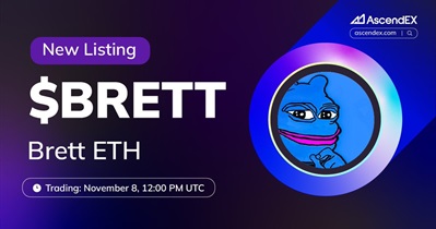 Brett ETH to Be Listed on AscendEX on November 8th