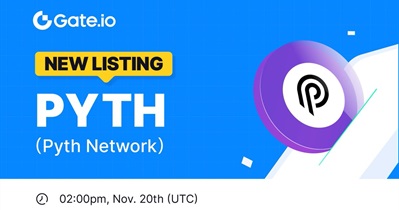 Gate.io проведет листинг Pyth Network 20 ноября