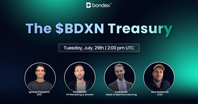 Bondex to Hold Live Stream on YouTube on July 29th
