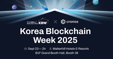 Cronos примет участие в «Korea Blockchain Week 2025» в Сеуле 23 сентября