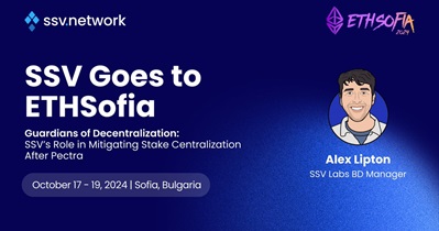 SSV Network to Participate in ETHSofia in Sofia on October 19th