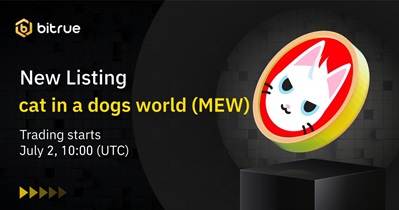 Cat in a Dogs World to Be Listed on Bitrue on July 2nd