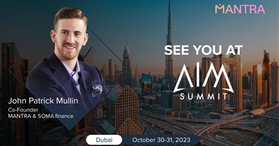 MANTRA to Participate in Alternative Investment Management (AIM) Summit in Dubai