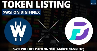 Листинг на бирже DigiFinex