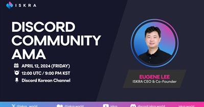 ISKRA Token to Hold AMA on Discord on April 12th