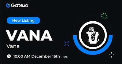 Vana to Be Listed on Gate.io