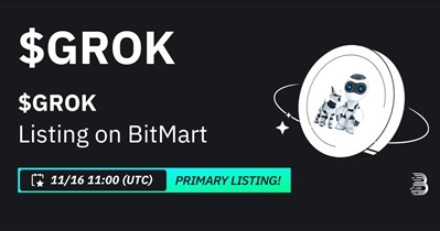 GROK to Be Listed on BitMart on November 15th