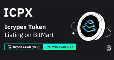 Icrypex Token to Be Listed on BitMart on February 23rd