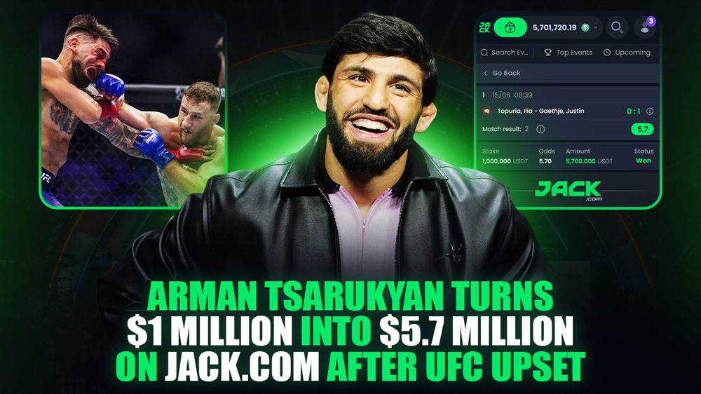 Arman Tsarukyan Jack.com UFC Bet