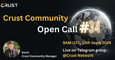 Crust Network обсудит развитие проекта с сообществом 13 сентября