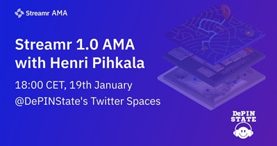 Streamr to Hold AMA on X on January 19th