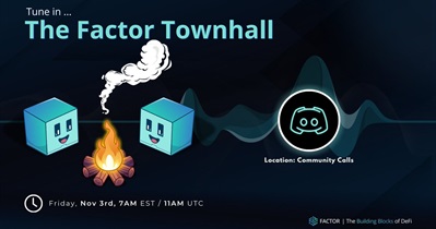 FactorDAO to Host Community Call on November 3rd