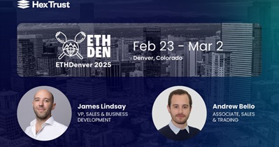 Hex Trust USDX to Participate in EthDenver in Denver on February 23rd