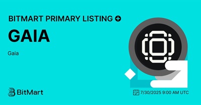 Gaia to Be Listed on BitMart