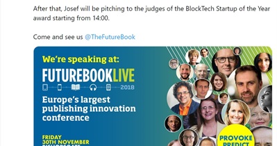 영국 런던의 FutureBook 2018