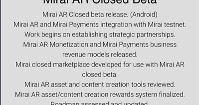 Mirai AR đã đóng Beta